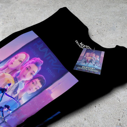 KPop Demon Hunters T-Shirt Movie Key Art Size M