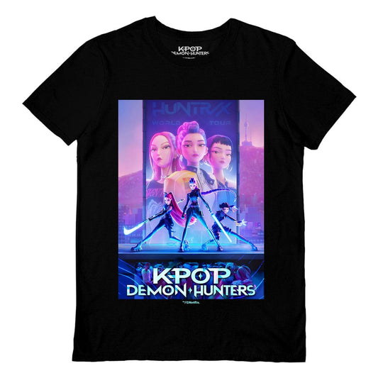 KPop Demon Hunters T-Shirt Movie Key Art Size L