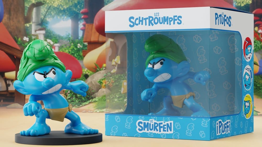 The Smurfs Statue Wild Smurf 10 cm Puppy