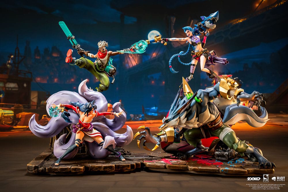League of Legends Statue 1/10 2XKO Jinx & Warwick Diorama 37 cm Pure Arts
