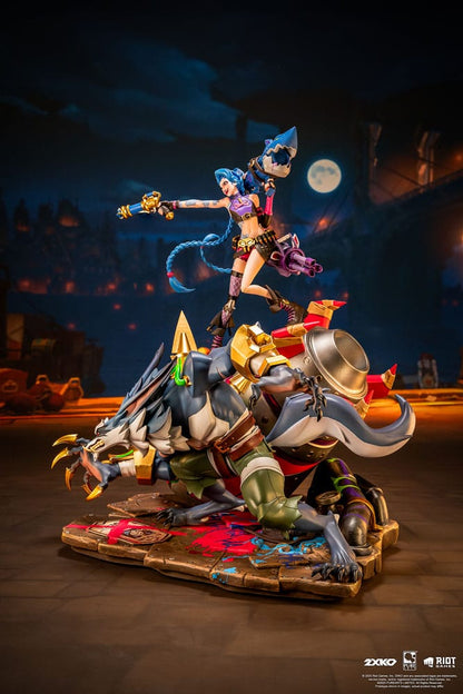 League of Legends Statue 1/10 2XKO Jinx & Warwick Diorama 37 cm Pure Arts
