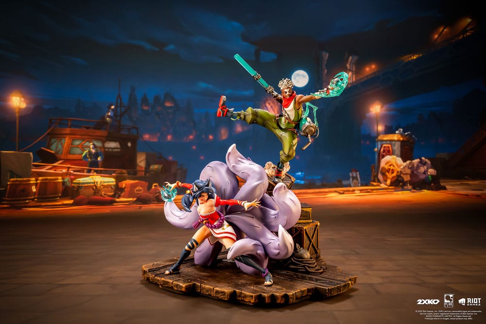 League of Legends Statue 1/10 2XKO Ekko & Ahri Diorama 30 cm Statues