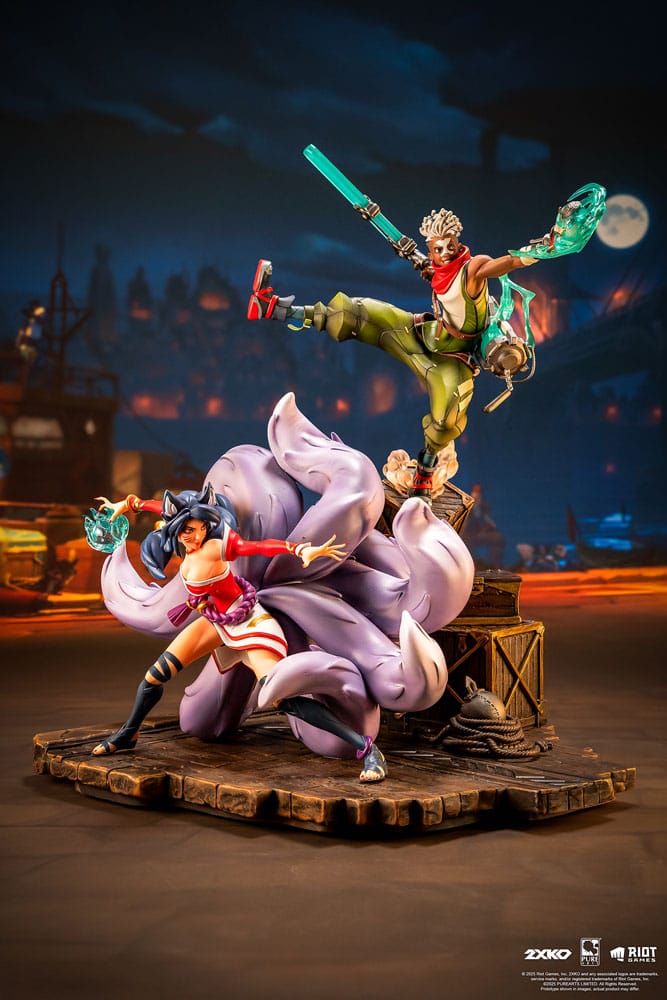League of Legends Statue 1/10 2XKO Ekko & Ahri Diorama 30 cm