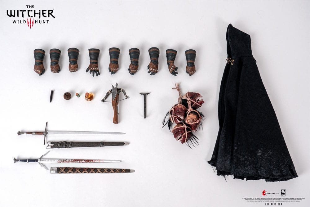 The Witcher 3: Wild Hunt Action Figure 1/6 Geralt of Rivia 30 cm Pure Arts