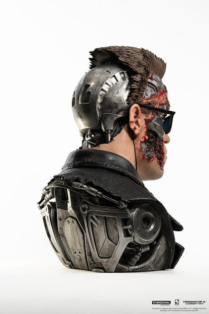 Terminator 2 Replik 1/1 T-800 Model 101 Battle Damaged Art Mask 47 cm Pure Arts