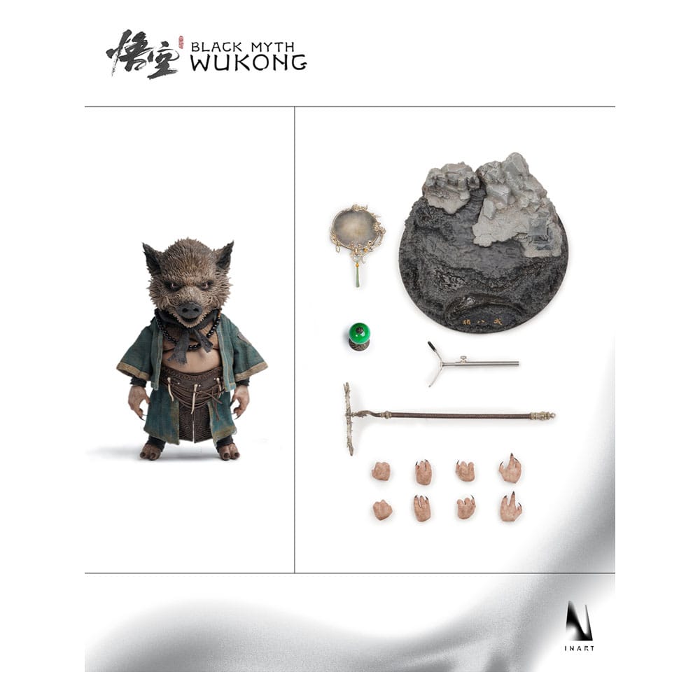 Black Myth: Wukong Action Figure 1/6 Wukong Zhu Bajie 24 cm Queen Studios