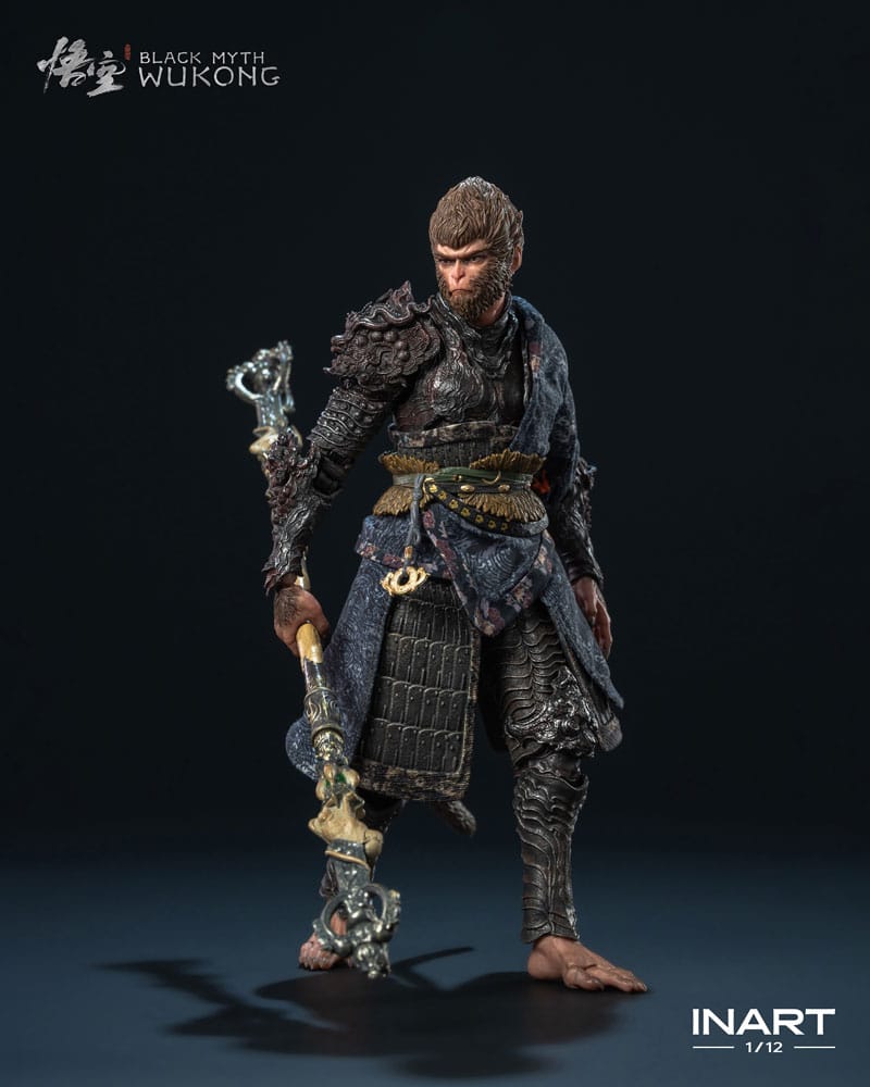 Black Myth: Wukong Action Figure 1/12 The Destined One in the Bronze Armor Set Deluxe Ver. 16 cm Queen Studios
