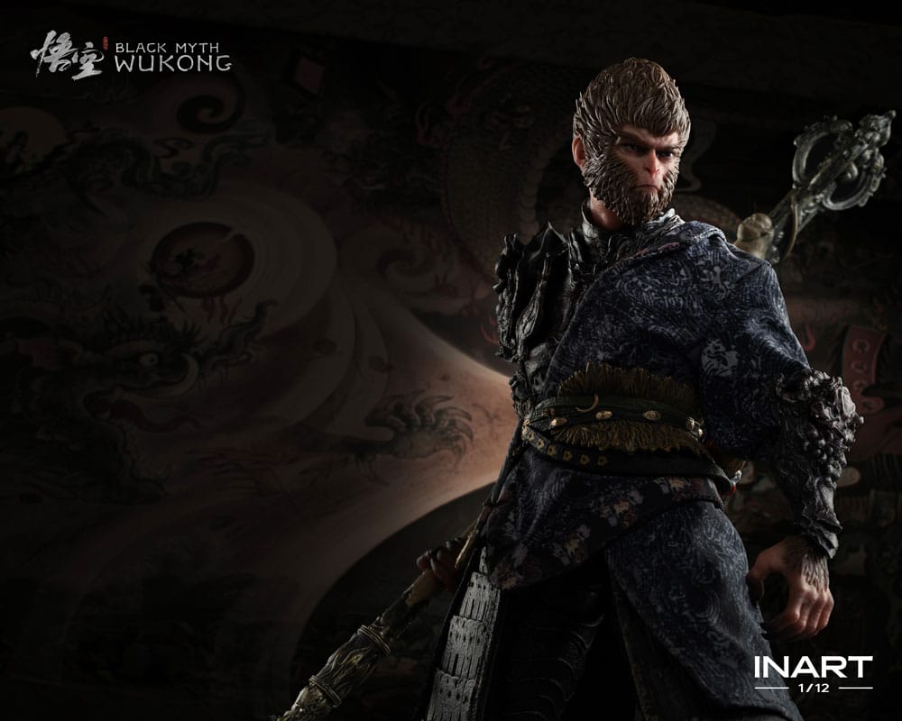 Black Myth: Wukong Action Figure 1/12 The Destined One in the Bronze Armor Set Deluxe Ver. 16 cm Queen Studios