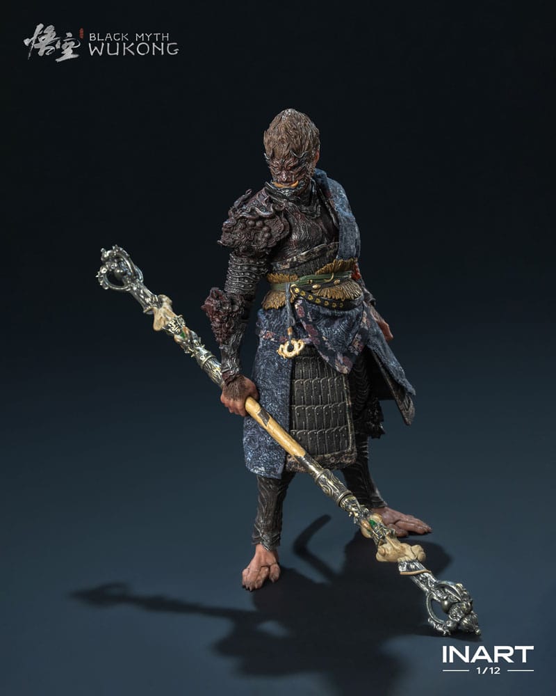 Black Myth: Wukong Action Figure 1/12 The Destined One in the Bronze Armor Set Deluxe Ver. 16 cm Queen Studios