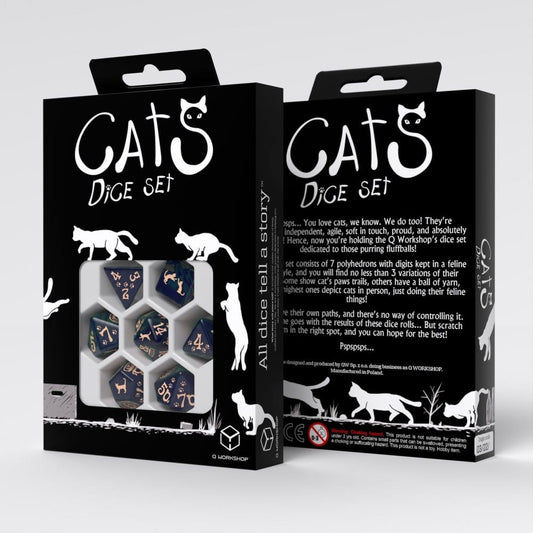 CATS Dice Set of 7 Mittens