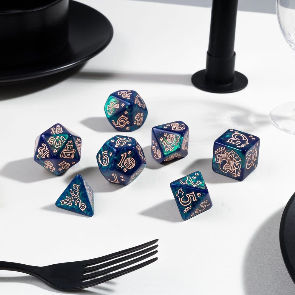 Jumbo Cats Jumbo Dice Set Whiskers Q Workshop