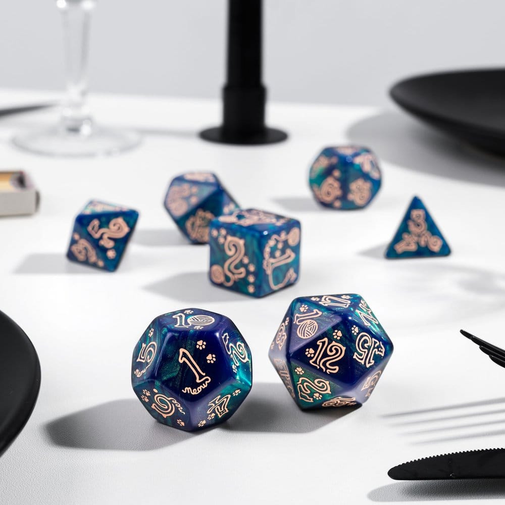 Jumbo Cats Jumbo Dice Set Whiskers Q Workshop