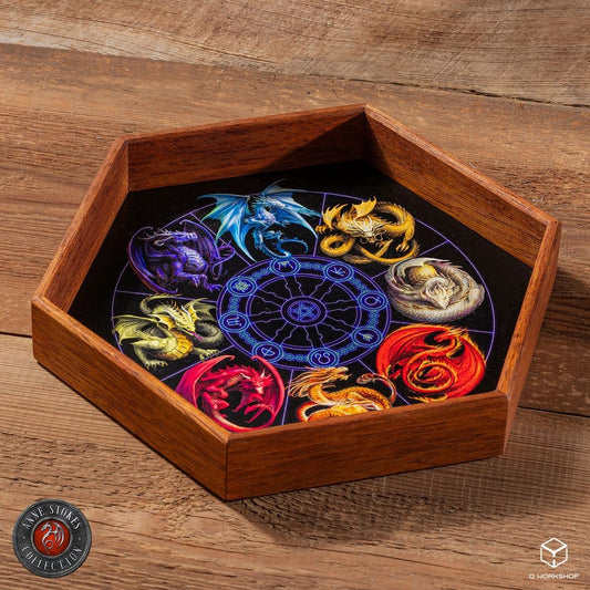 Anne Stokes Dice Tray Dragons of the Sabbats 20 cm Q Workshop