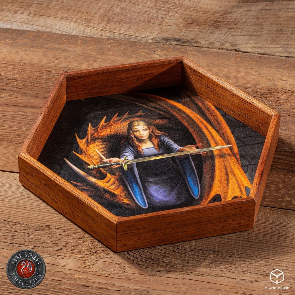 Anne Stokes Dice Tray Night Forest 20 cm Q Workshop
