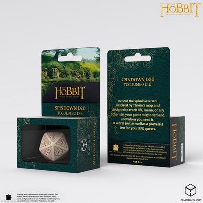 The Hobbit Spindown Jumbo Die Terra TCG D20