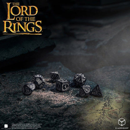 The Lord of the Rings Dice Set of 7 Moria (Glow in the Dark)