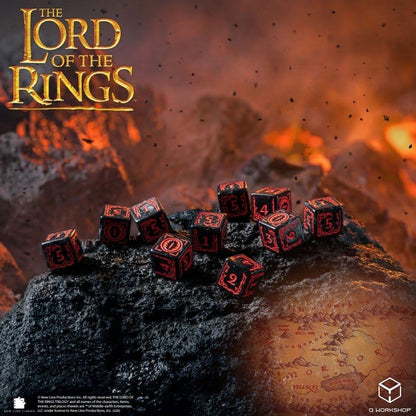 The Lord of the Rings: 10 D6 Dice Set Mordor