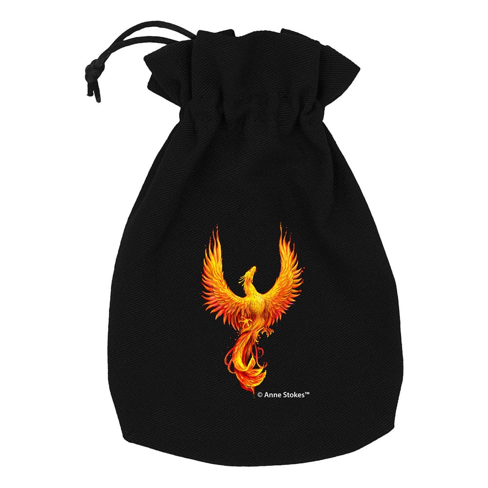 Anne Stokes Dice Pouch Phoenix Dice