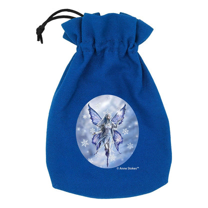 Anne Stokes Dice Pouch Snow Fairy Dice