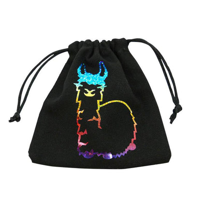 Fabulous Llama Dice Bag Rainbow Dice accessories