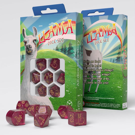 Llama Dice Set Puffy (7)