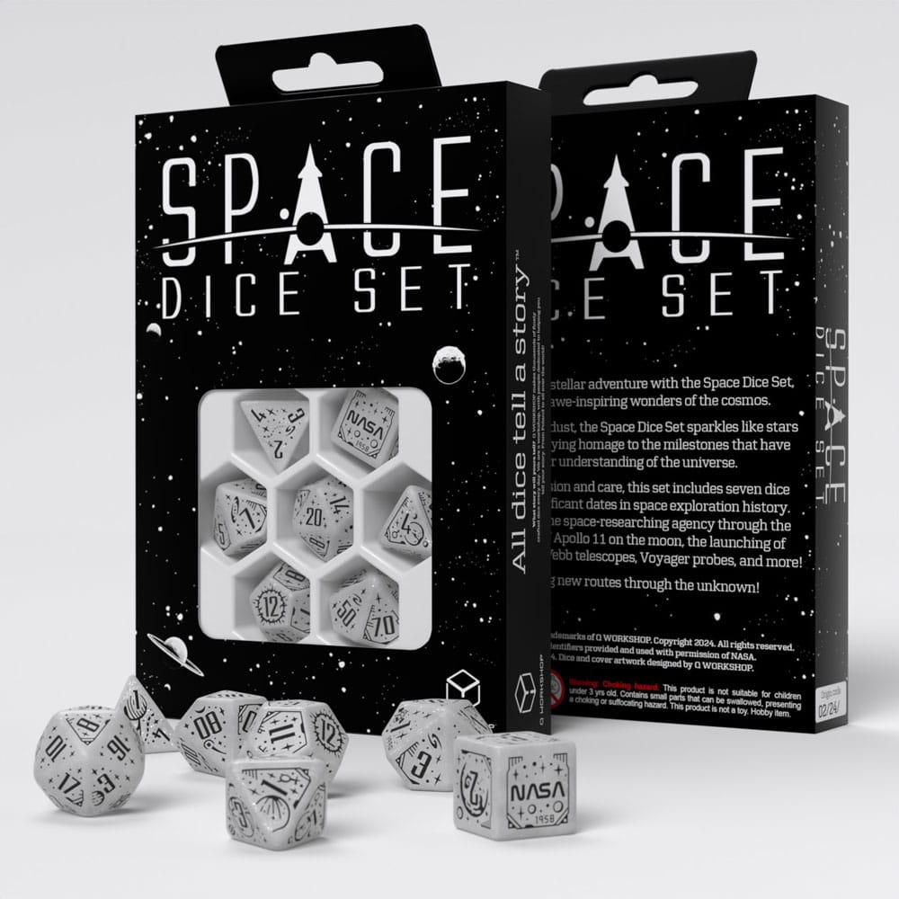 Space Dice Set Apollo (7) Dice