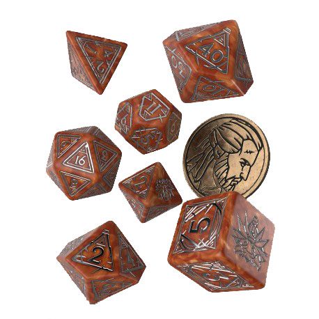 The Witcher Dice Set Geralt The Monster Slayer (7) Dice