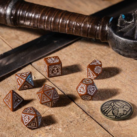 The Witcher Dice Set Geralt Roach's Companion (7) Q Workshop