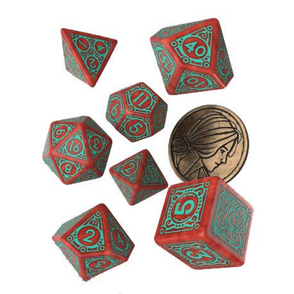 The Witcher Dice Set Triss Merigold the Fearless (7) Dice