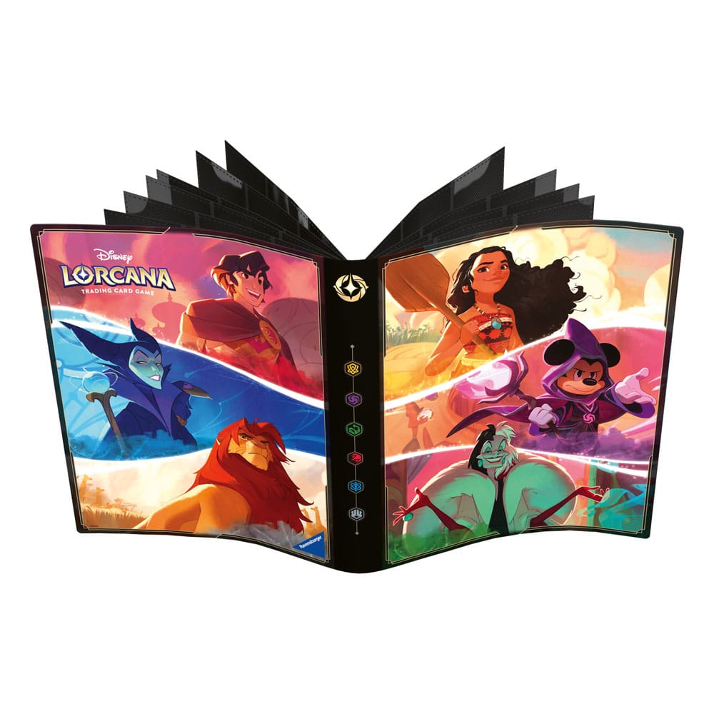 Disney Lorcana TCG Portfolio Micky, Vaiana, Cruella De Vil
