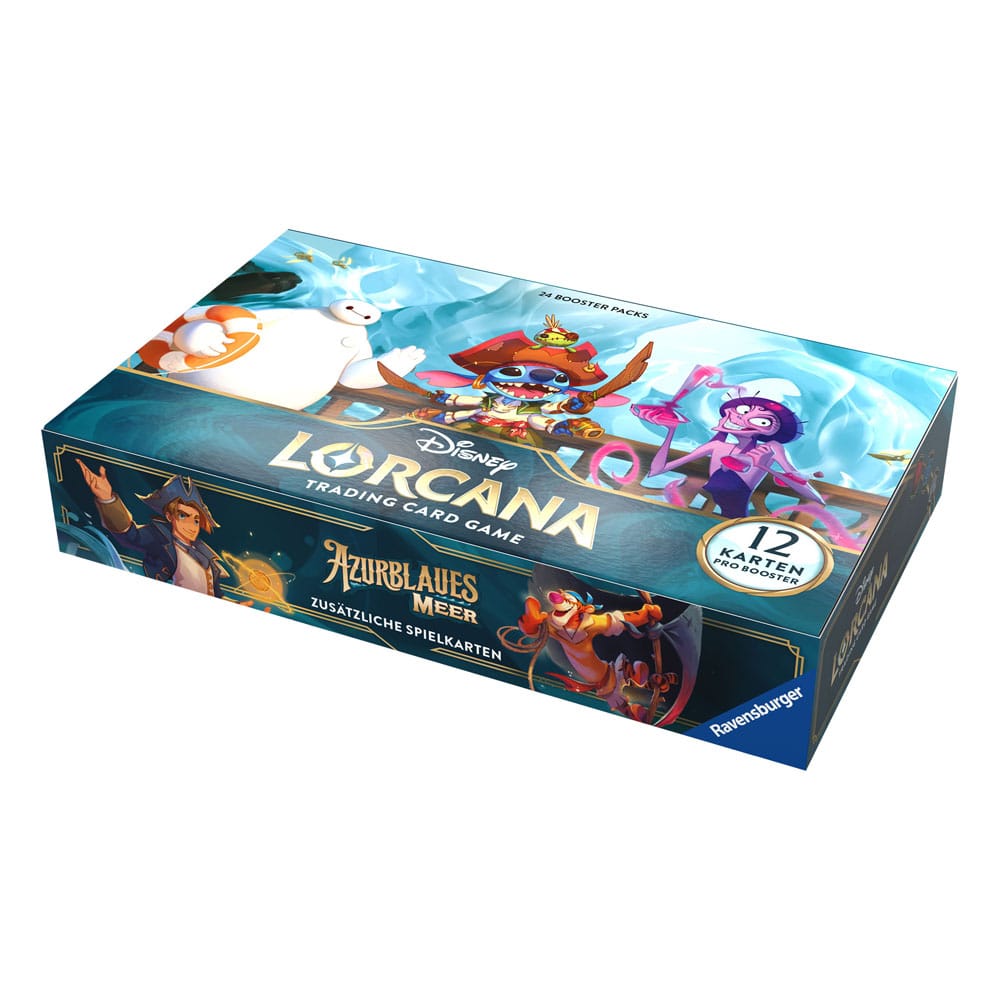 Disney Lorcana TCG Azurblaues Meer Booster Display (24) *German Edition* Trading cards