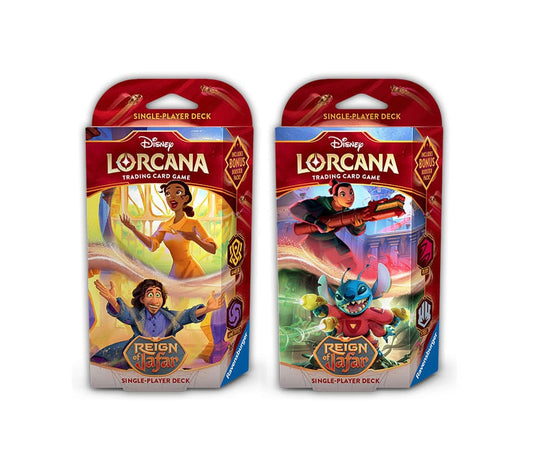 Disney Lorcana TCG Reign of Jafar Starter Decks Display (8) *English Edition* Trading cards