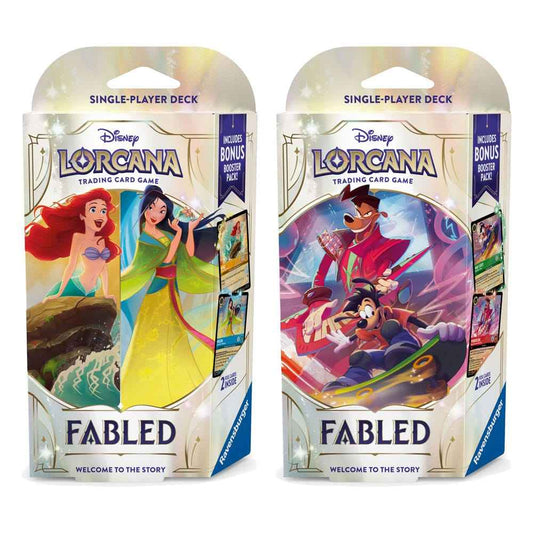 Disney Lorcana TCG Fabled Starter Decks Display (8) *English Edition*