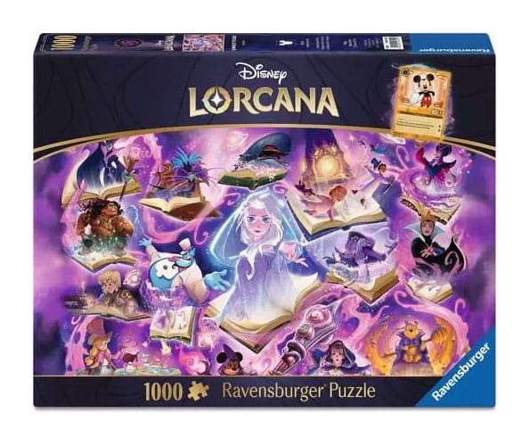 Disney Lorcana Jigsaw Puzzle Glimmers of the Realm: Amethyst (1000 pieces) - FanofThings.co.uk