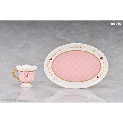 Original Character DLC Series PVC Figure Tea Time Cats Orange Cat 10 cm