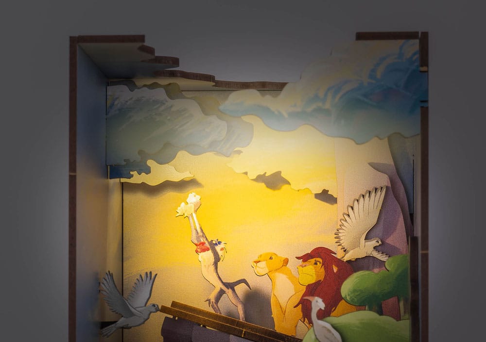 Disney Tiny Adventures Book Nook Mini Diorama The Lion King 23 cm Revell