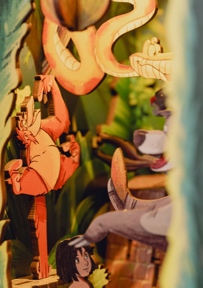 Disney Tiny Adventures Book Nook Mini Diorama The Jungle Book 23 cm Revell
