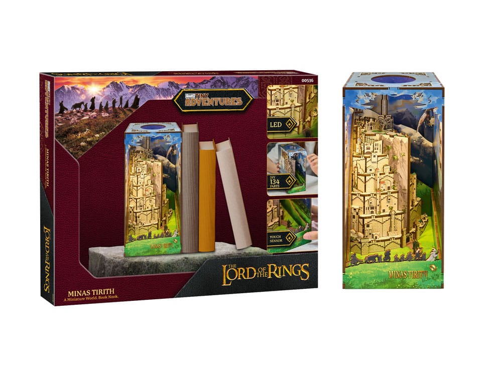 The Lord of the Rings Tiny Adventures Book Nook Mini Diorama Minas Tirith 23 cm Revell