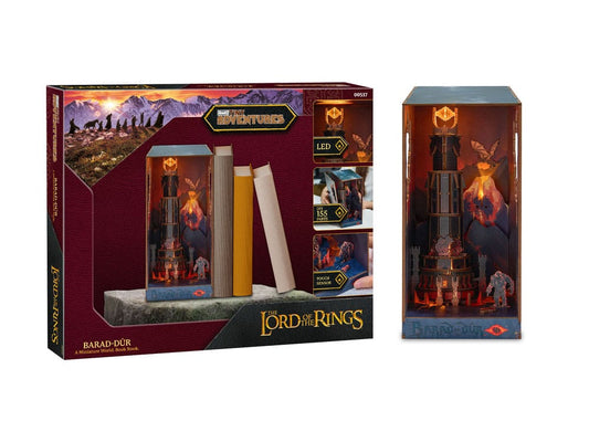 The Lord of the Rings Tiny Adventures Book Nook Mini Diorama Barad-Dûr 23 cm - FanofThings.co.uk