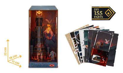 The Lord of the Rings Tiny Adventures Book Nook Mini Diorama Barad-Dûr 23 cm Revell