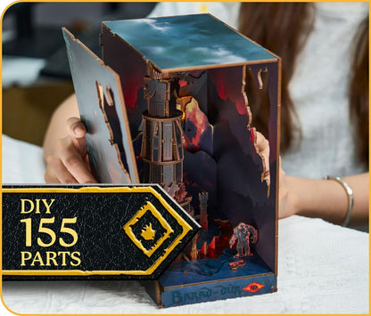 The Lord of the Rings Tiny Adventures Book Nook Mini Diorama Barad-Dûr 23 cm - FanofThings.co.uk