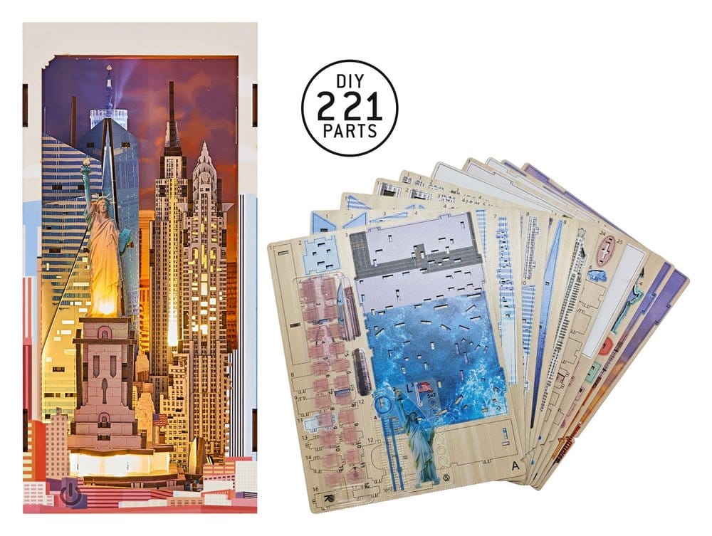 Revell Tiny Adventures Book Nook Mini Diorama New York 18 cm Revell