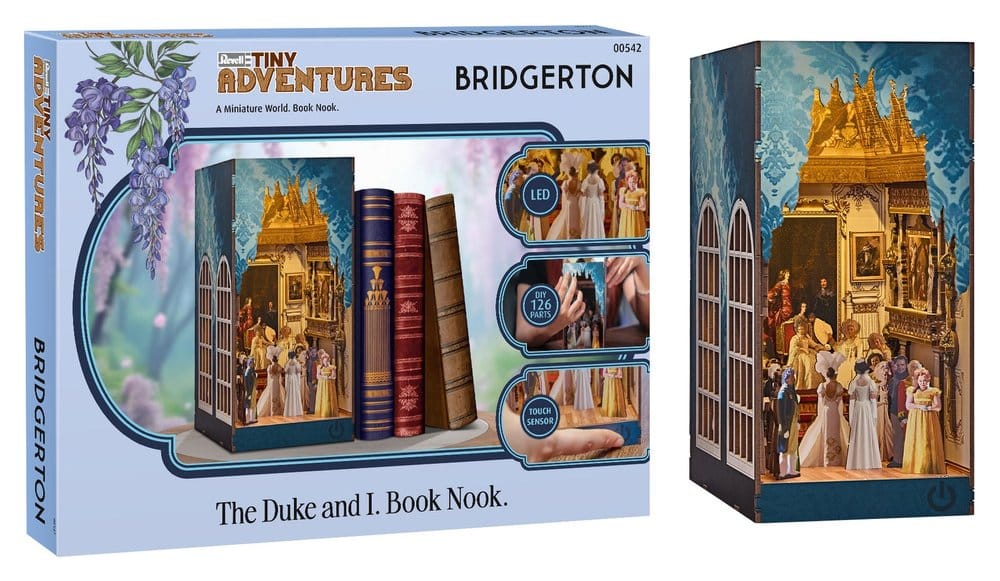 Bridgerton Tiny Adventures Book Nook Mini Diorama The Duke and I 18 cm Revell