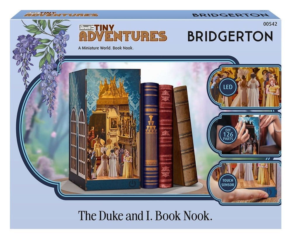 Bridgerton Tiny Adventures Book Nook Mini Diorama The Duke and I 18 cm Revell