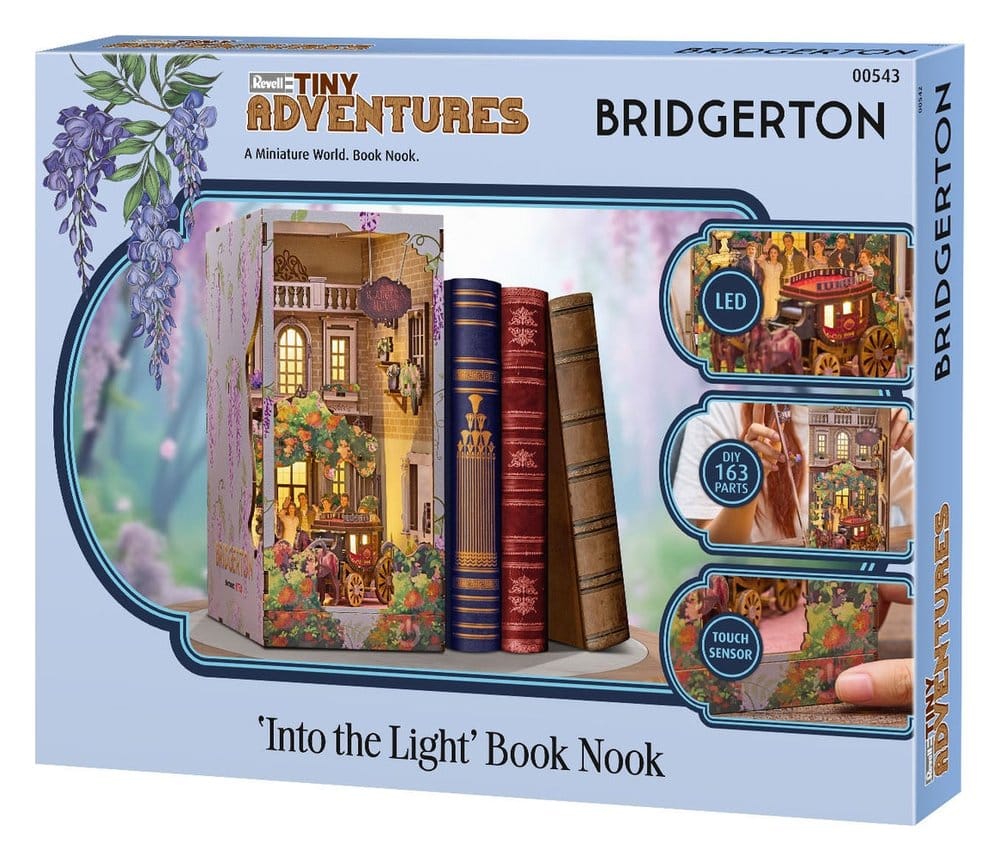 Bridgerton Tiny Adventures Book Nook Mini Diorama Into the Light 18 cm Revell