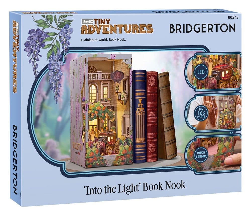 Bridgerton Tiny Adventures Book Nook Mini Diorama Into the Light 18 cm Revell