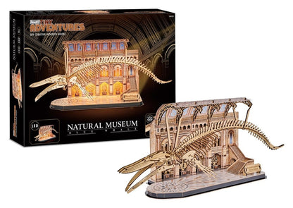 Revell Tiny Adventures Natural Museum 3D Wooden Puzzle Blue Whale 61 cm Revell