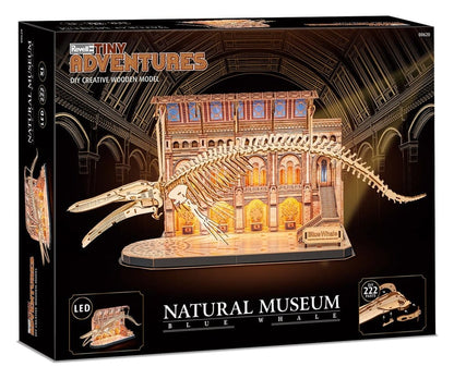 Revell Tiny Adventures Natural Museum 3D Wooden Puzzle Blue Whale 61 cm Revell