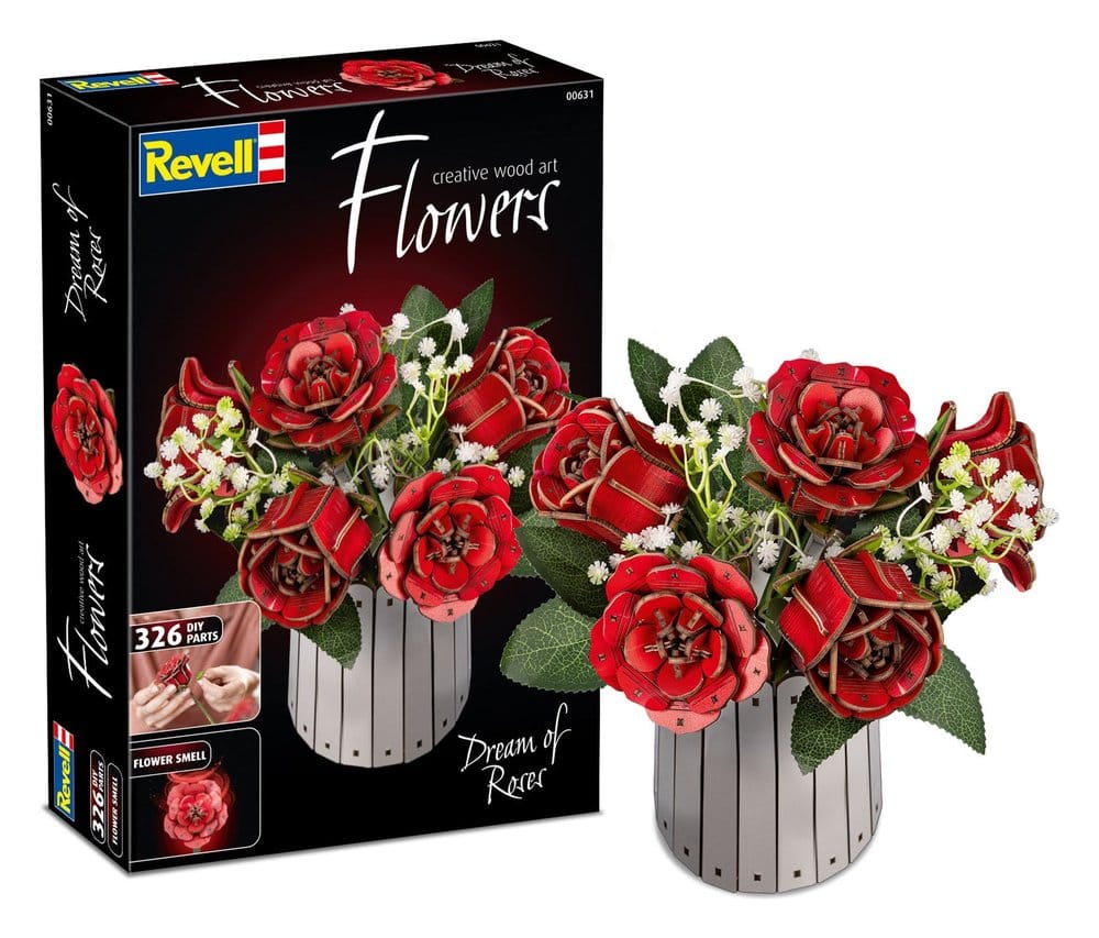Revell Flowers Wooden Flowers Dream of Roses 22 cm Revell