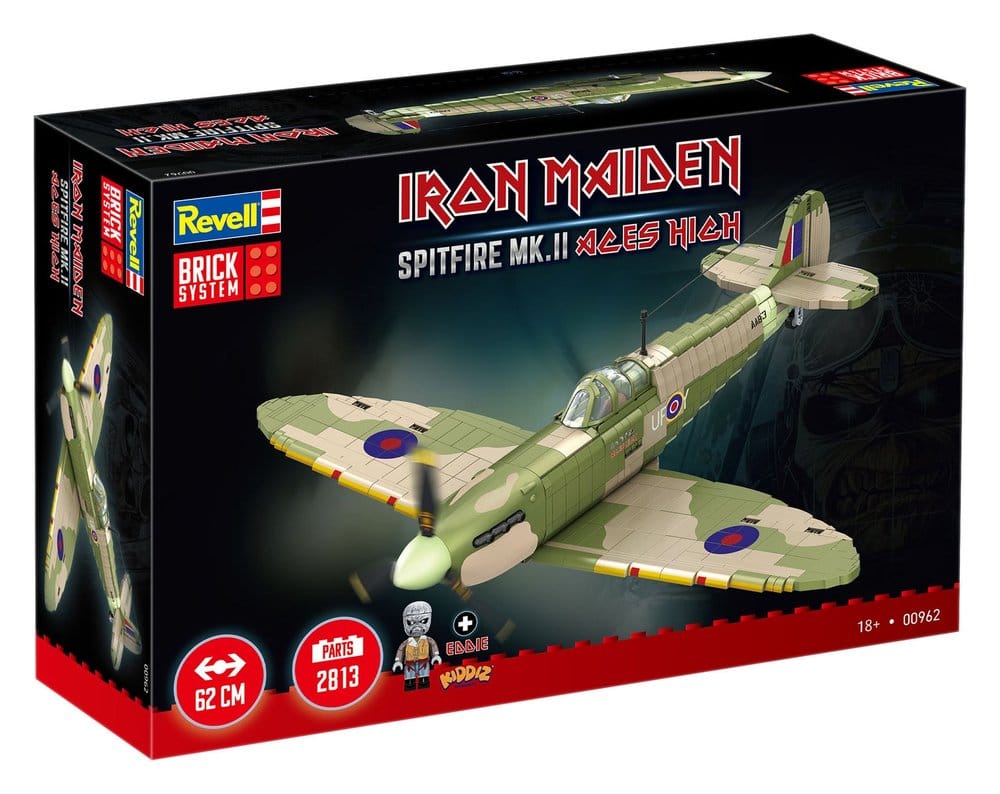 Iron Maiden Brick System Construction Kit Set Spitfire MK.II Aces High 58 cm Revell
